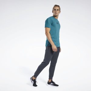 Spodnie Męskie Reebok Training Essentials Czarne PL 69TWBOK